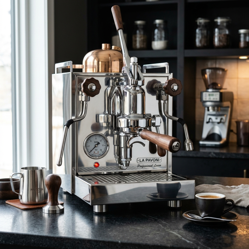 Compact Italian Espresso Machine